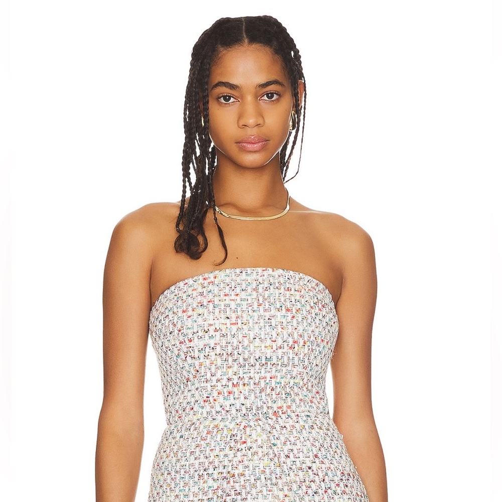 NWT Lovers and Friends Rochelle Top in Rainbow Tweed